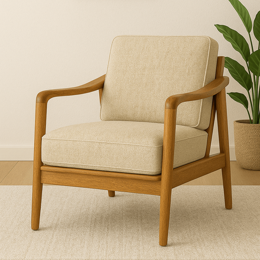 Oslo Mid-Century Teak Sofa 1 seater