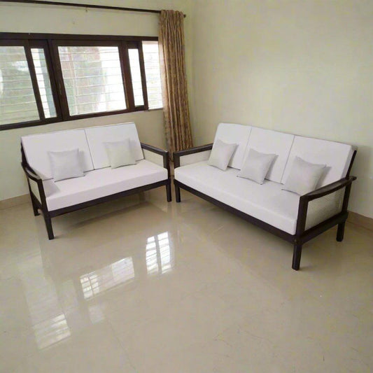 Teak and Rattan Sofa RTSF - 1001 - TimberCraft