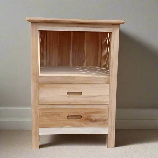 Teak Bedside Table TBT - 01 - TimberCraft