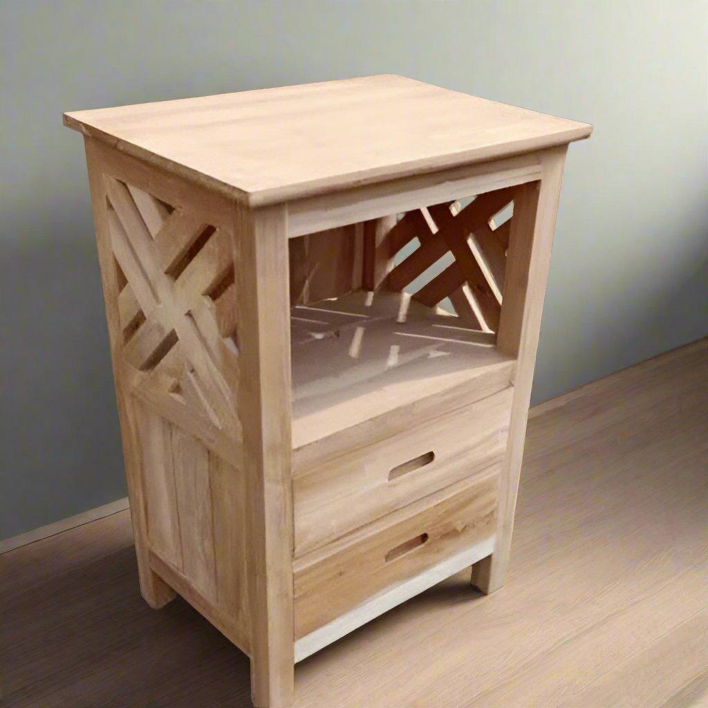Teak Bedside Table TBT - 01 - TimberCraft