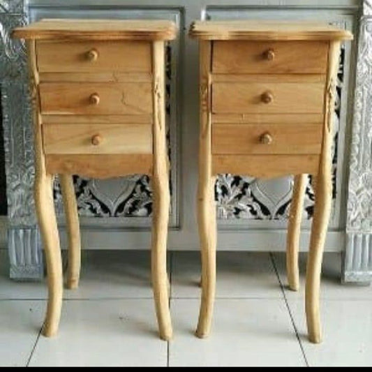 Teak Bedside Table TBT - 18 - TimberCraft