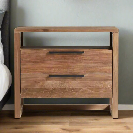 Teak Bedside Table TBT - 21 - TimberCraft