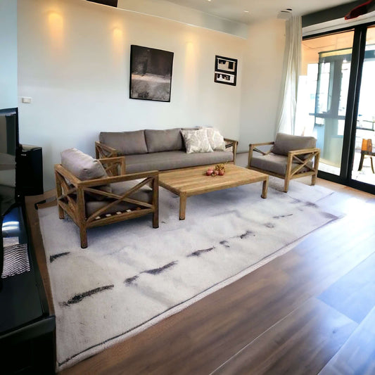 Teak Sofa TSF - 3201 - TimberCraft