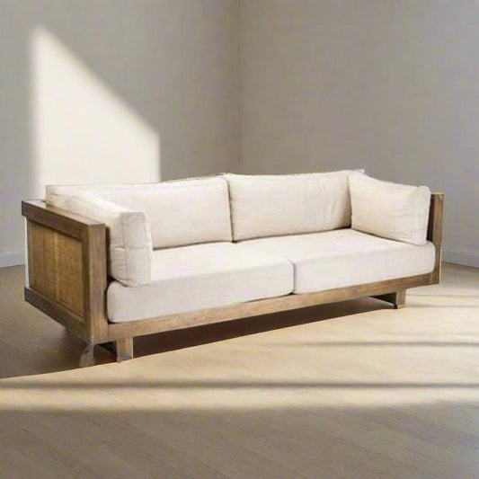 Teak Wood Sofa Model TSF - 1301 - TimberCraft