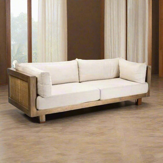 Teak Wood Sofa Model TSF - 1301 - TimberCraft