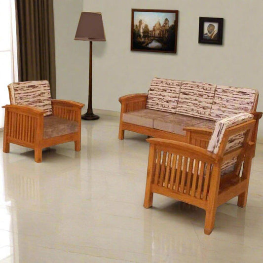Teak Wood Sofa Set - TSF - 1501 - TimberCraft