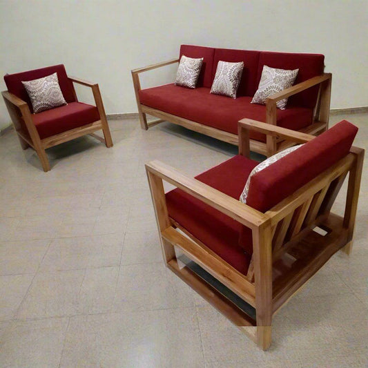Teak Sofa Set TSF - 3301 - TimberCraft