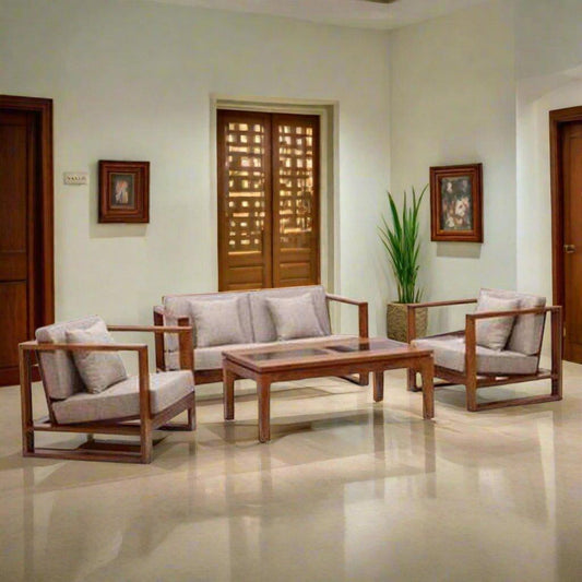 Teak Sofa Set TSF - 3301 - TimberCraft