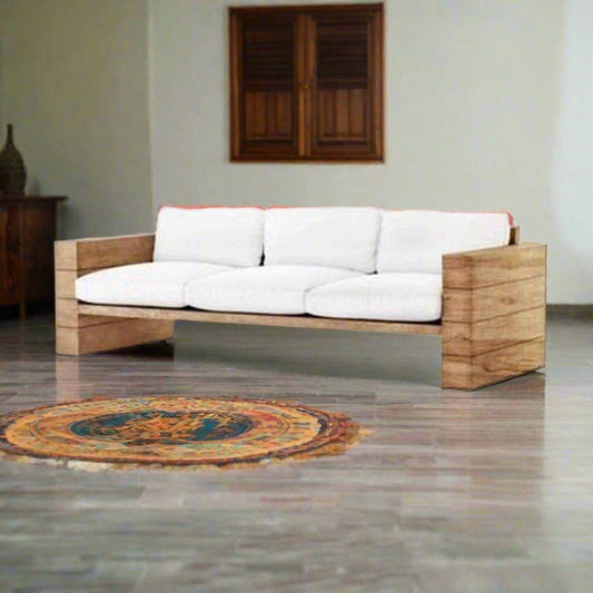 Teak Sofa TSF - 3001 - TimberCraft