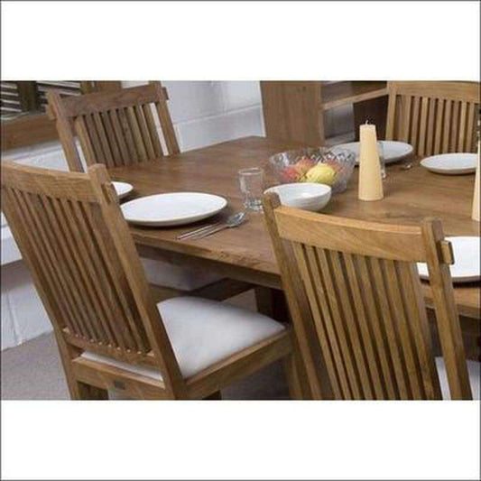 Teak Wood Dining Table Set TDT - 1201 - TimberCraft