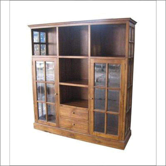 Teak Wood Display Cabinet TDC - 1004 - TimberCraft