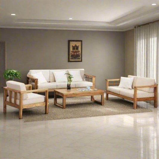 Teak Wood Sofa Set TSF - 2601 - TimberCraft