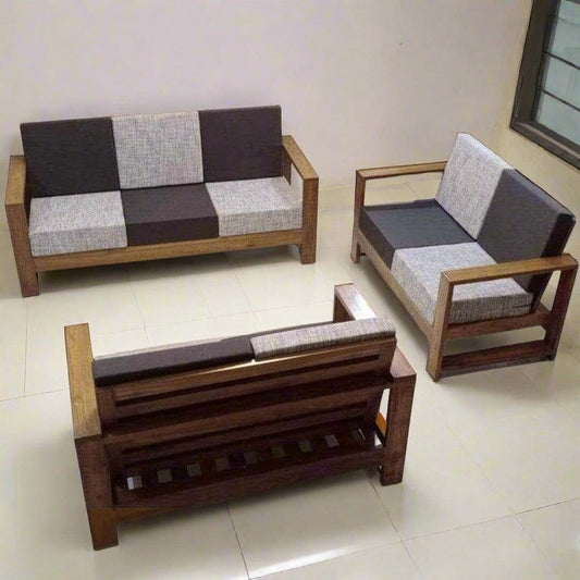 Teak Wood Sofa TSF - 1601 - TimberCraft