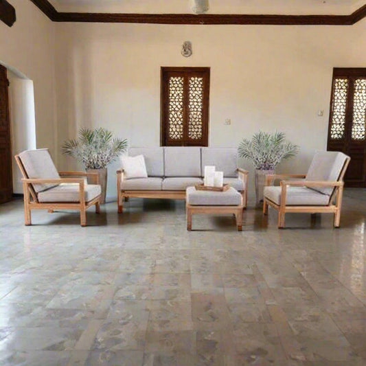 Teak Wood Sofa TSF - 2501 - TimberCraft