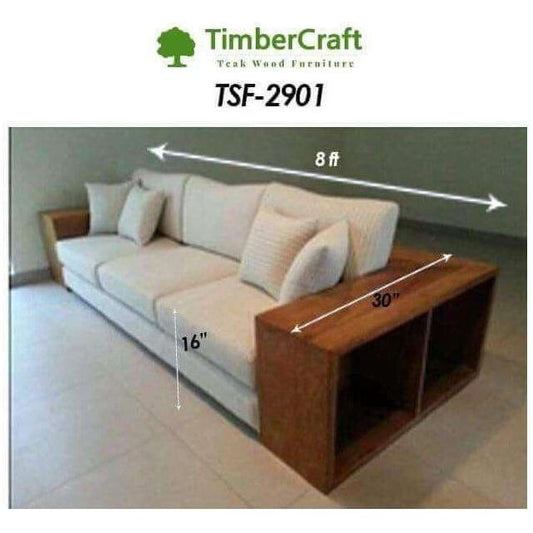 Teak Wood Sofa TSF - 2901 - TimberCraft