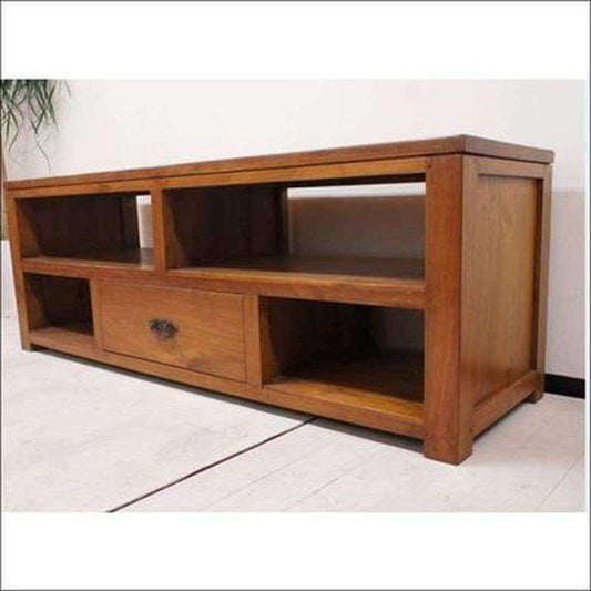 TV stand in solid teak ( TVC - 1006 ) - TimberCraft
