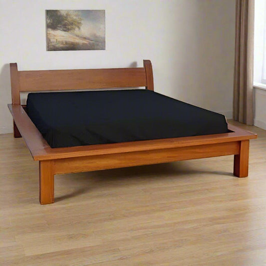 Zen Bed Teak Wood TBD - 5801 - TimberCraft