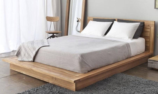 Teak wood bed frames can be costly but will last for years - TimberCraft