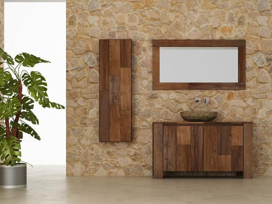 Reclaimed Teak Wood Bathroom Vanities In India - TimberCraft