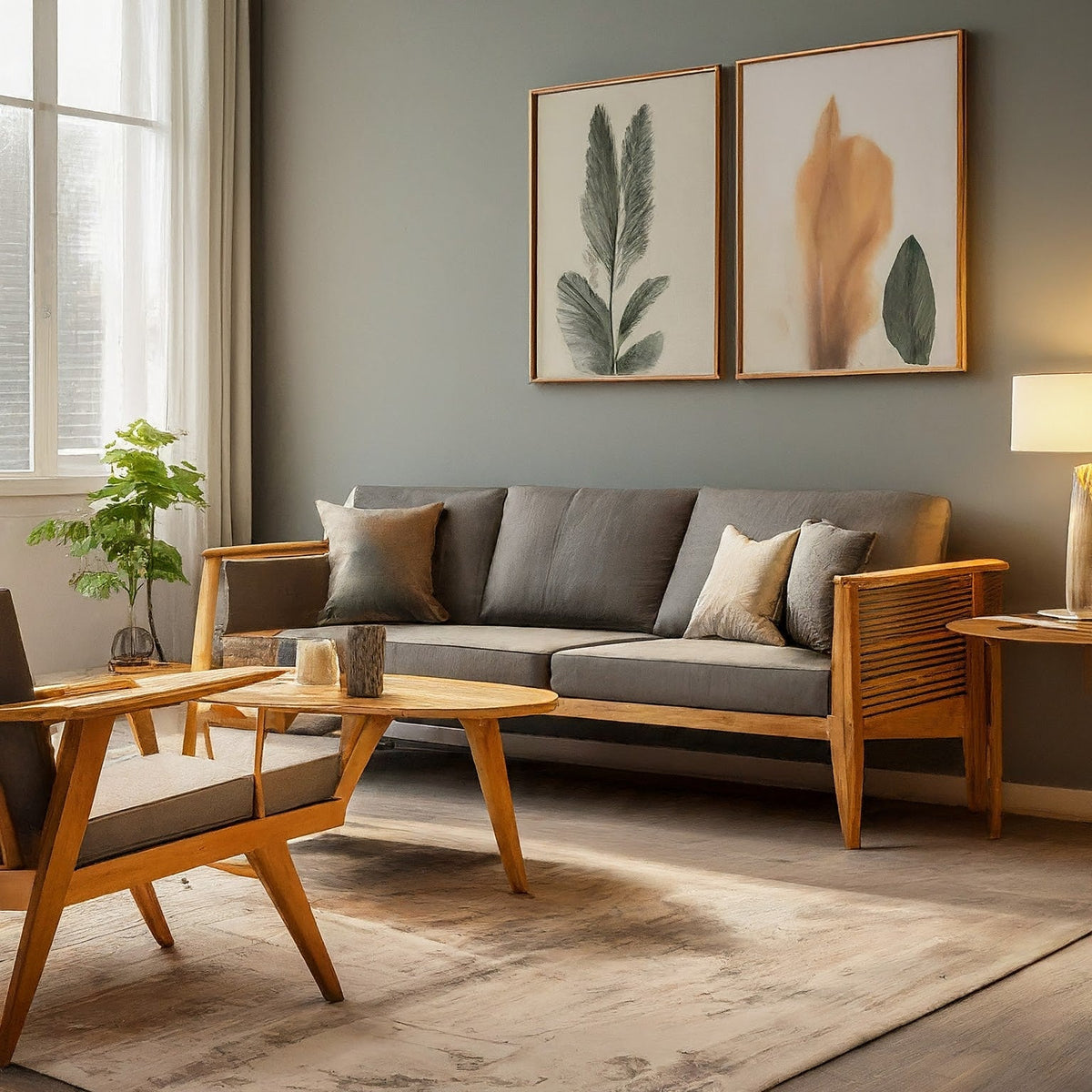 Teak Wood Sofas - TimberCraft