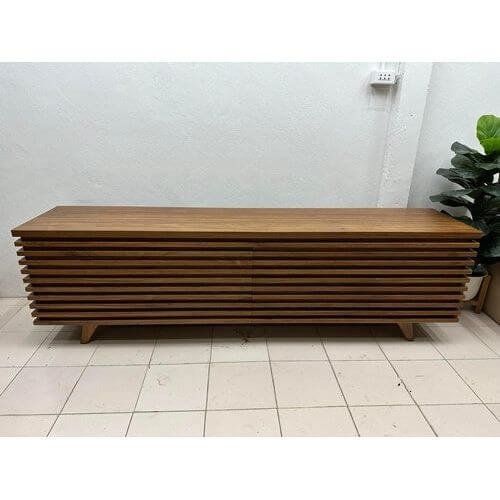 truly beautiful TV console made from solid teak wood. 