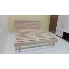 Premium Teak Wood Bed | Chic Design, Suits Any Aesthetic