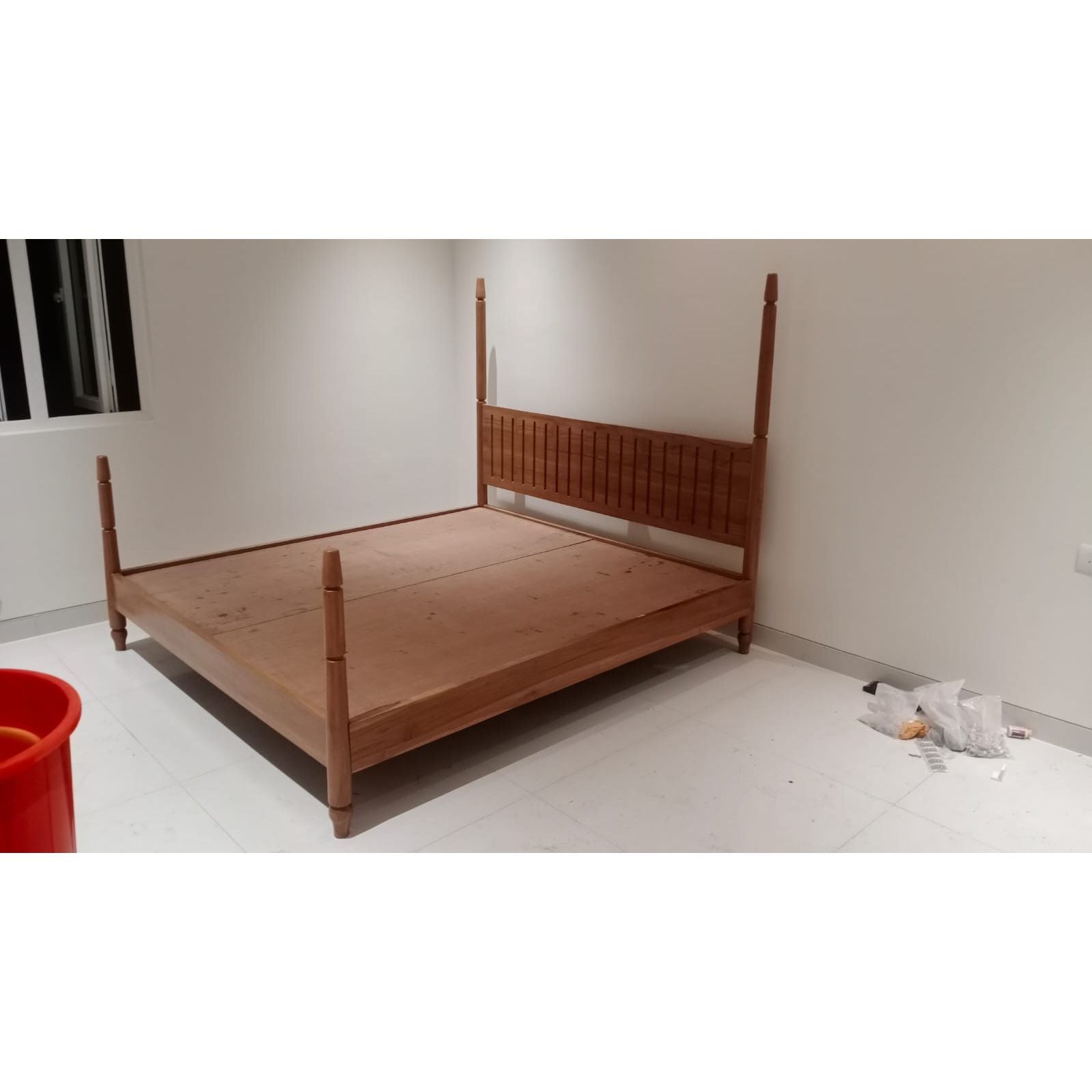 Light Teak Bed Frame | Minimalist, Versatile Design