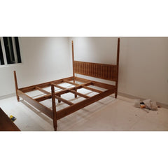 Light Teak Bed Frame | Minimalist, Versatile Design