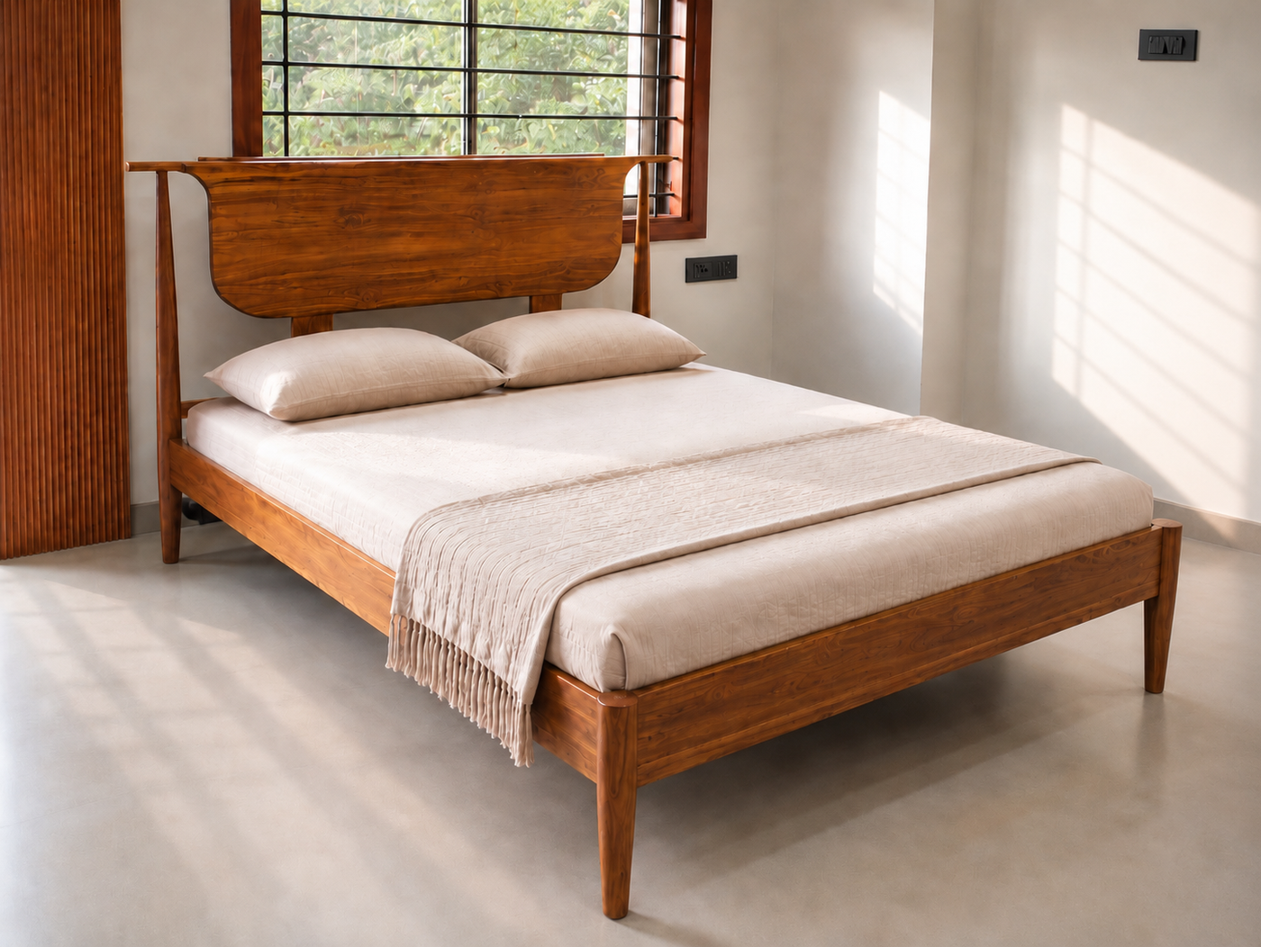 Custom Teak Bedroom