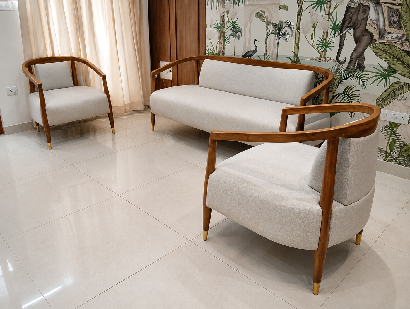 Teak Sofa & Living Room