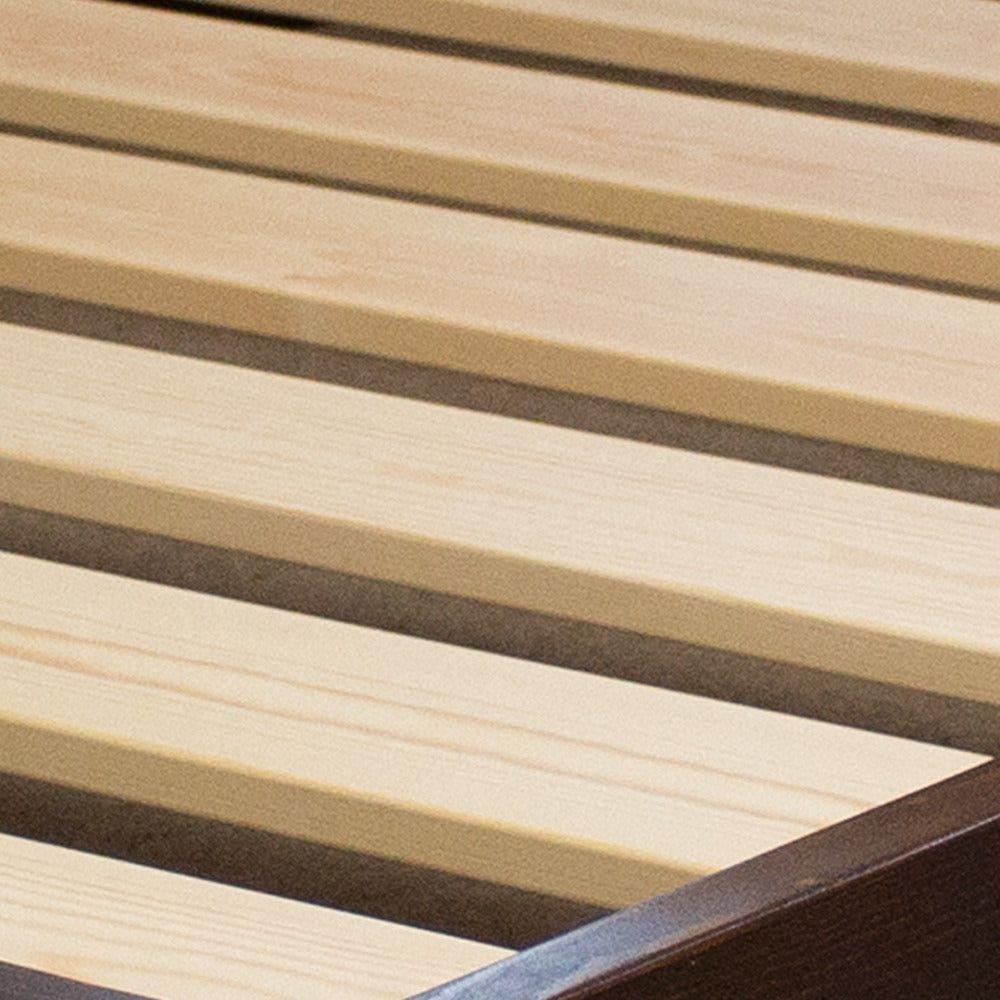 Floor 4 poster bed - solid teak wood - TimberCraft