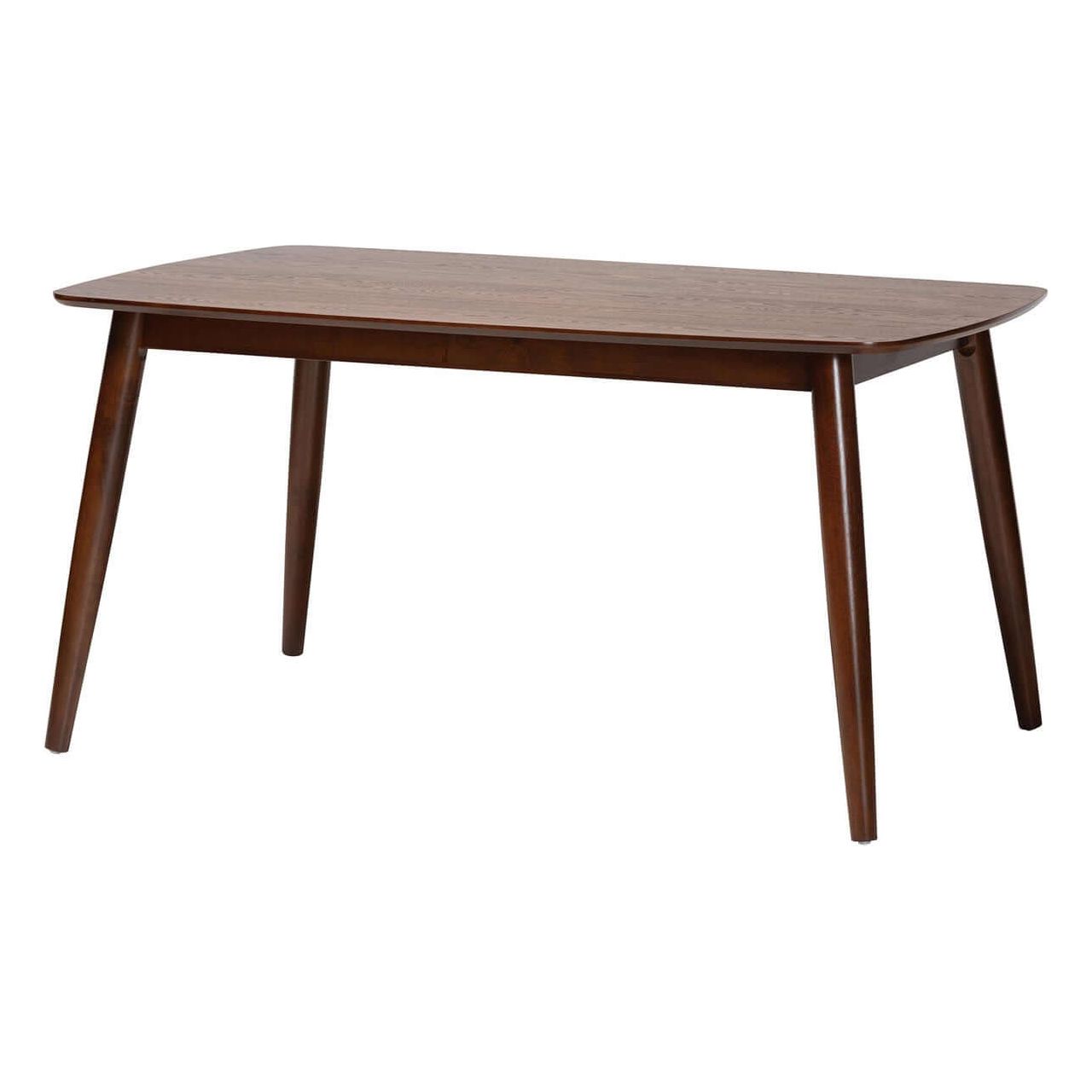 Inviting Mid - Century Charm: Teak Dining Set with Rattan Accents - TimberCraft