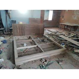 Low Floor Platform Bed Made Of Teak Wood - TimberCraft