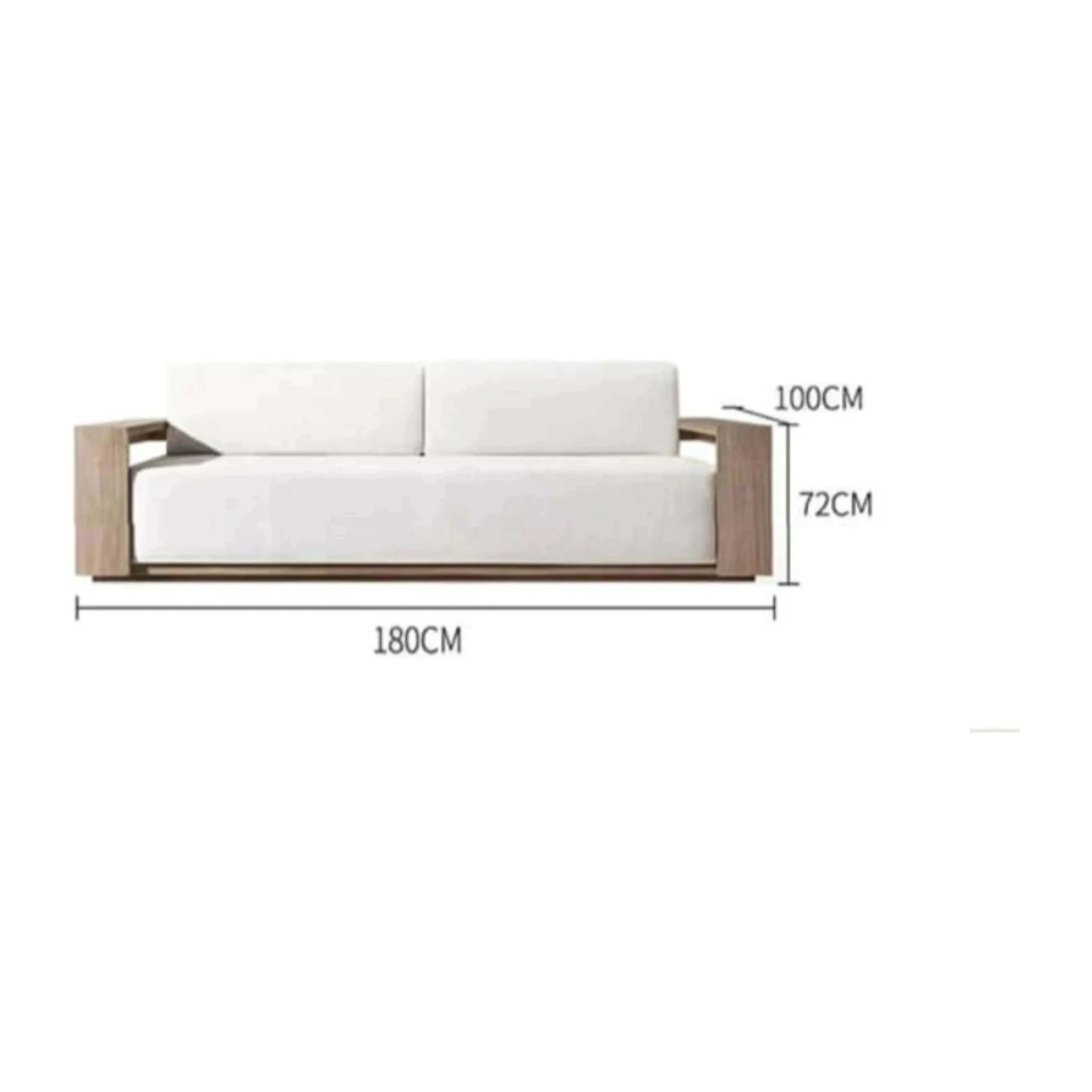 Modern Teak Nordic Sofa Set - TimberCraft