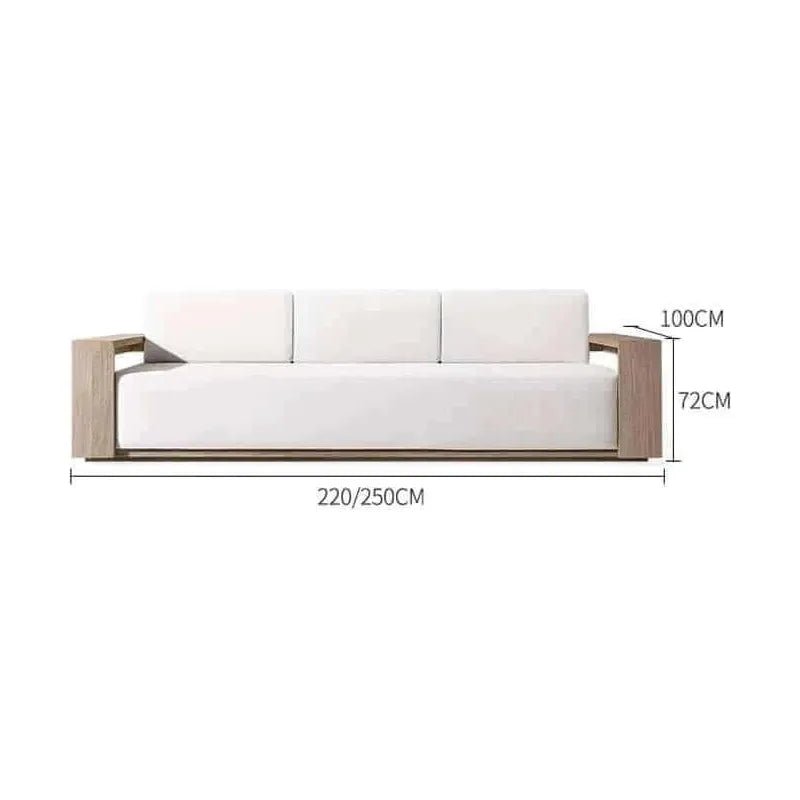 Modern Teak Nordic Sofa Set - TimberCraft