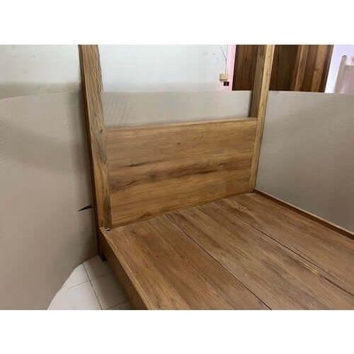 Rustic Canopy Teak Wood King Bed - TimberCraft