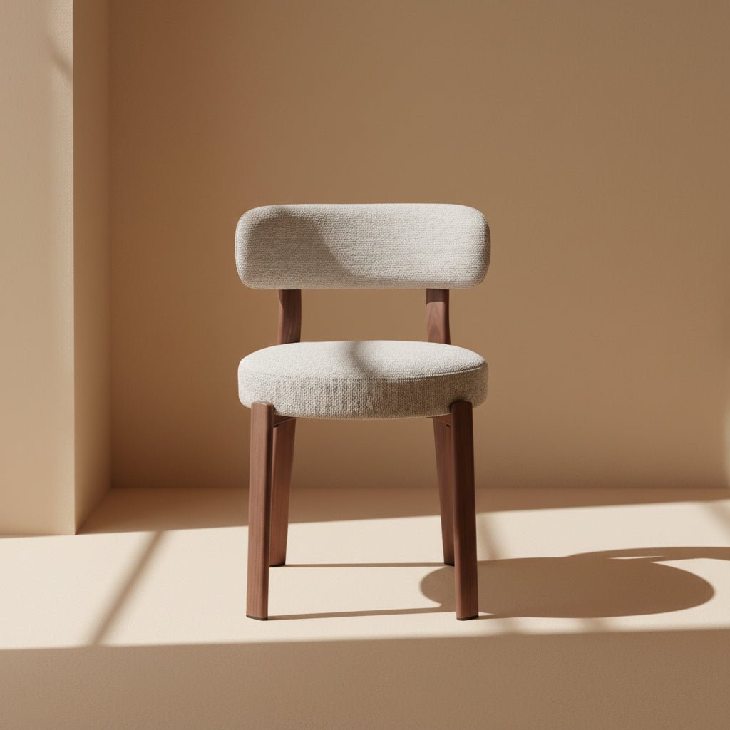 Upholstered Teak Dining Chair