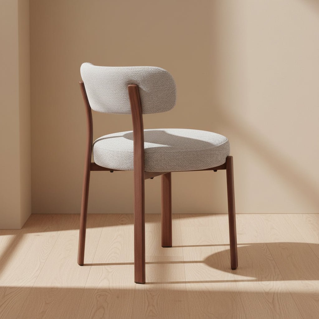 Upholstered Teak Dining Chair