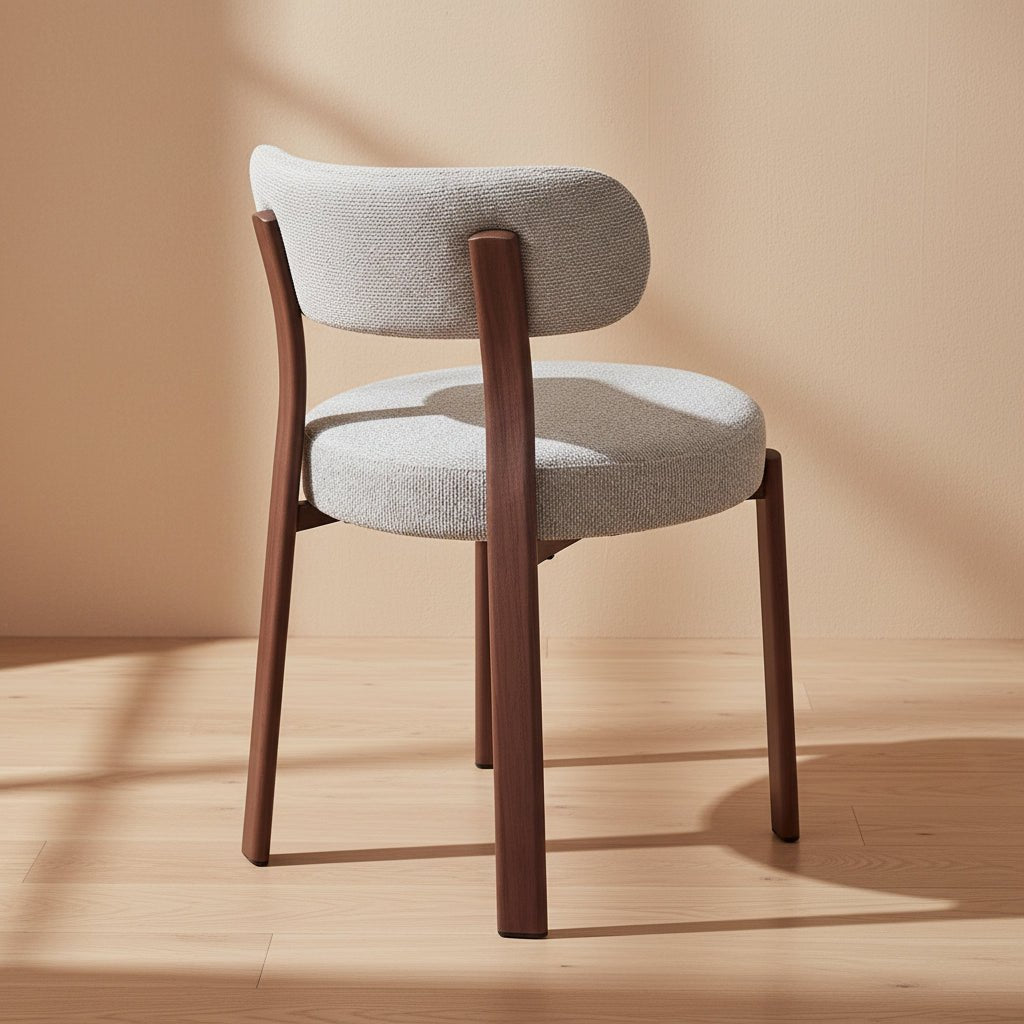 Upholstered Teak Dining Chair
