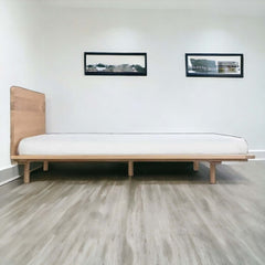 Premium Teak Wood Bed | Chic Design, Suits Any Aesthetic