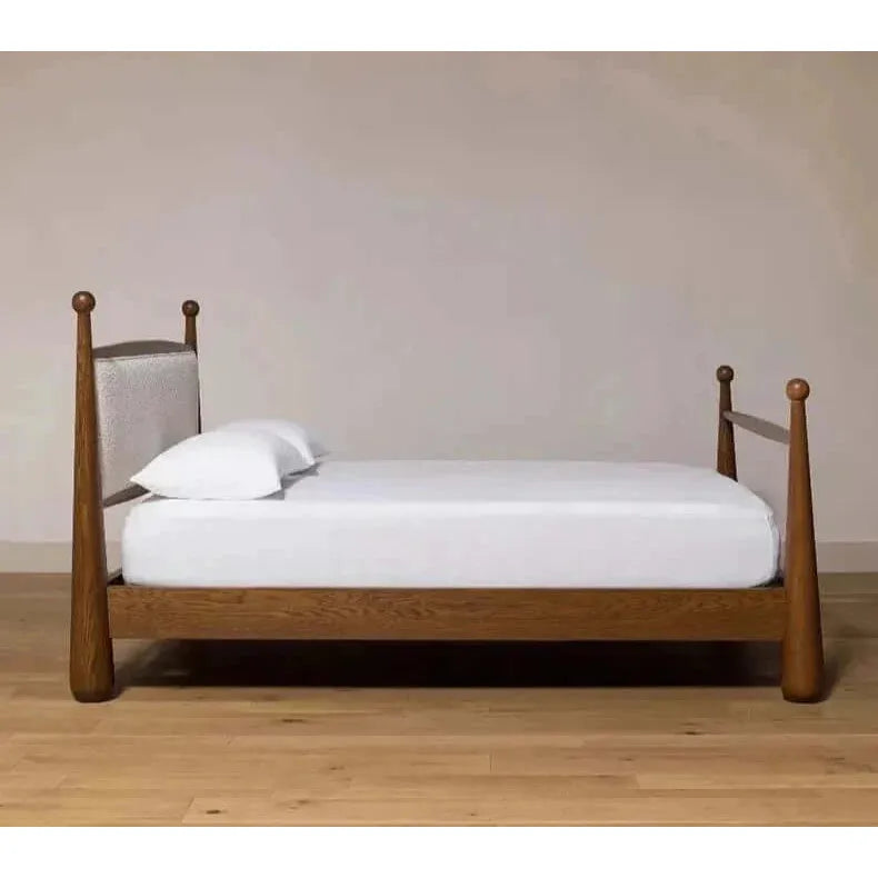 Unique Teak Bed Frame: Modern & Sophisticated Design