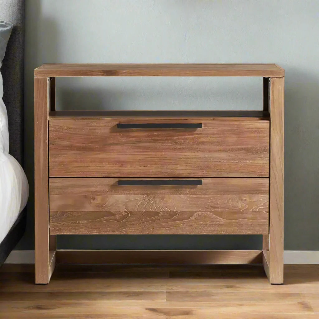 Teak Bedside Table TBT-21