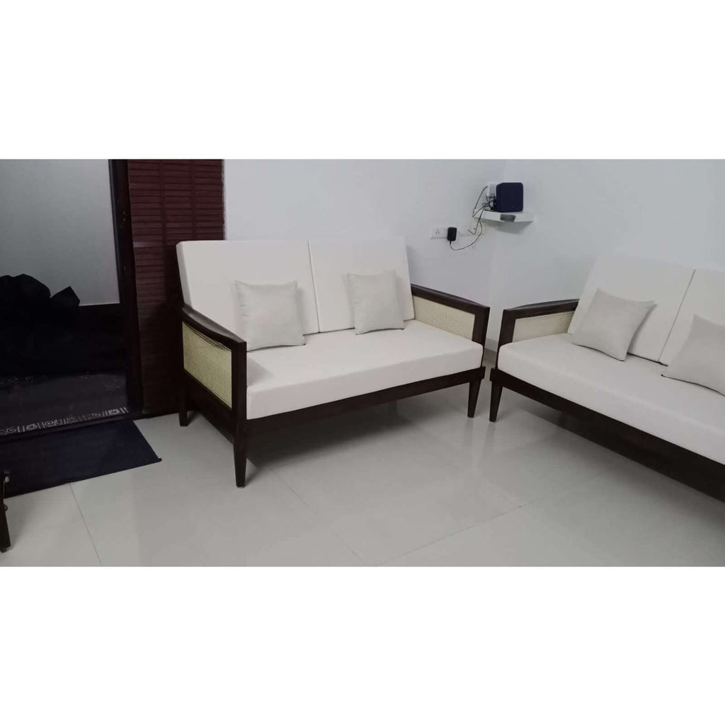 Teak and Rattan Sofa RTSF - 1001 - TimberCraft