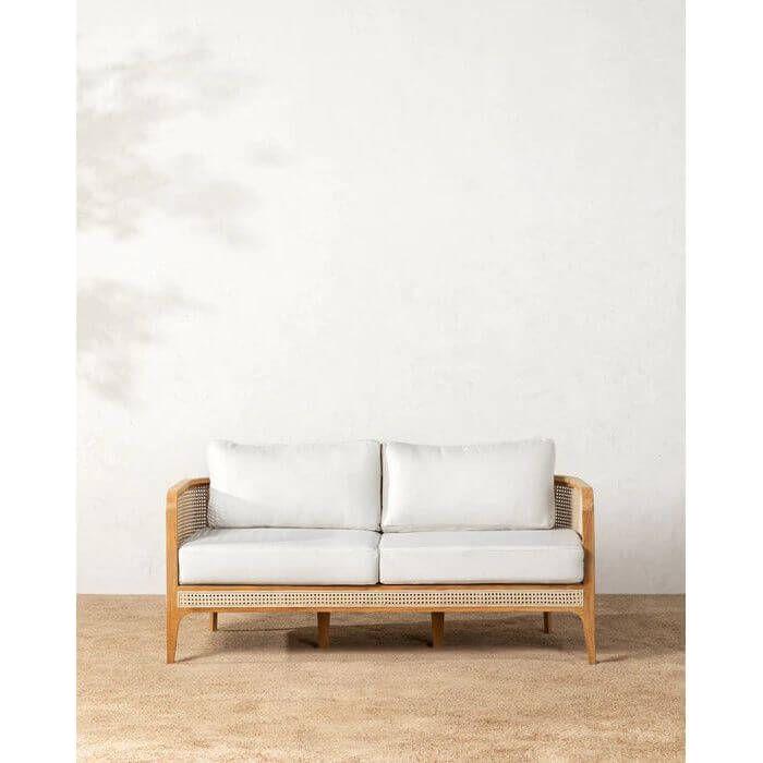 Teak and Rattan Sofa RTSF - 1101 - TimberCraft