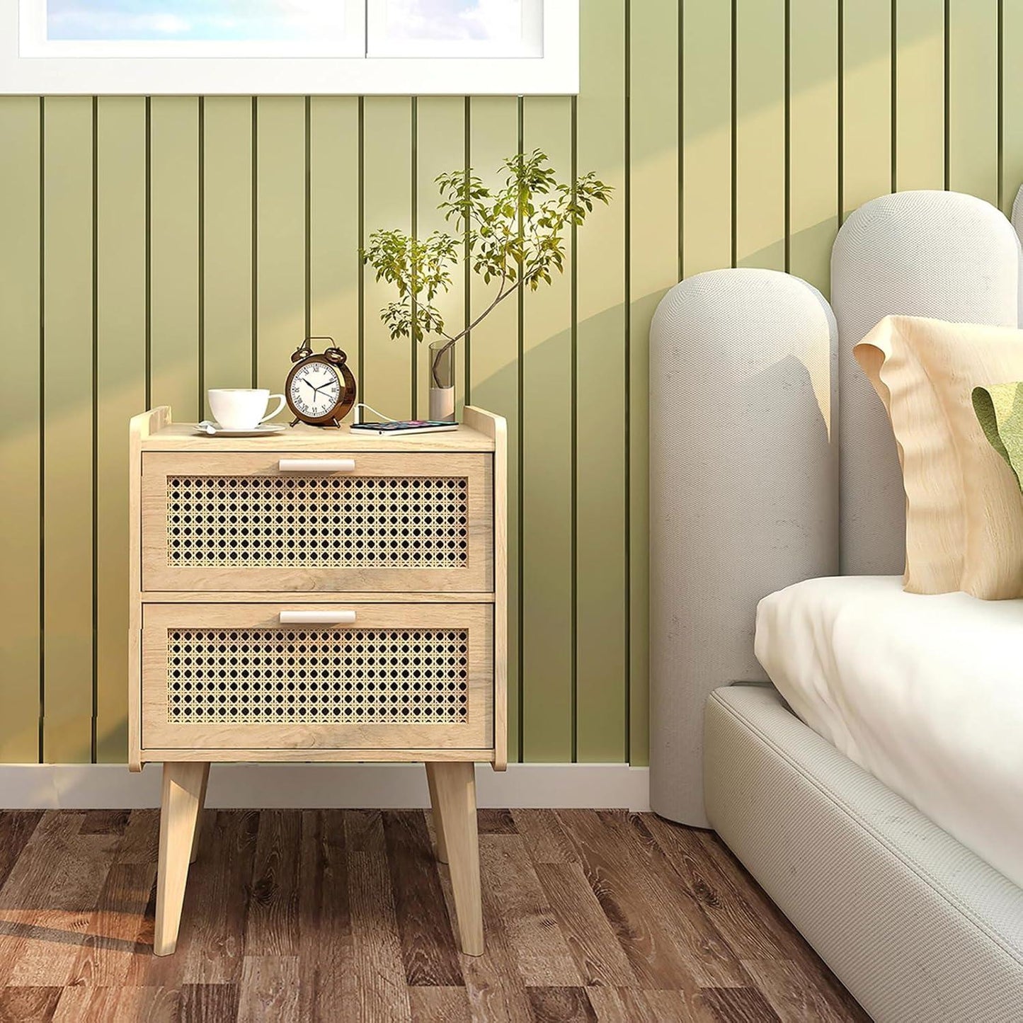 Teak Bedside Table TBT - 05 - TimberCraft