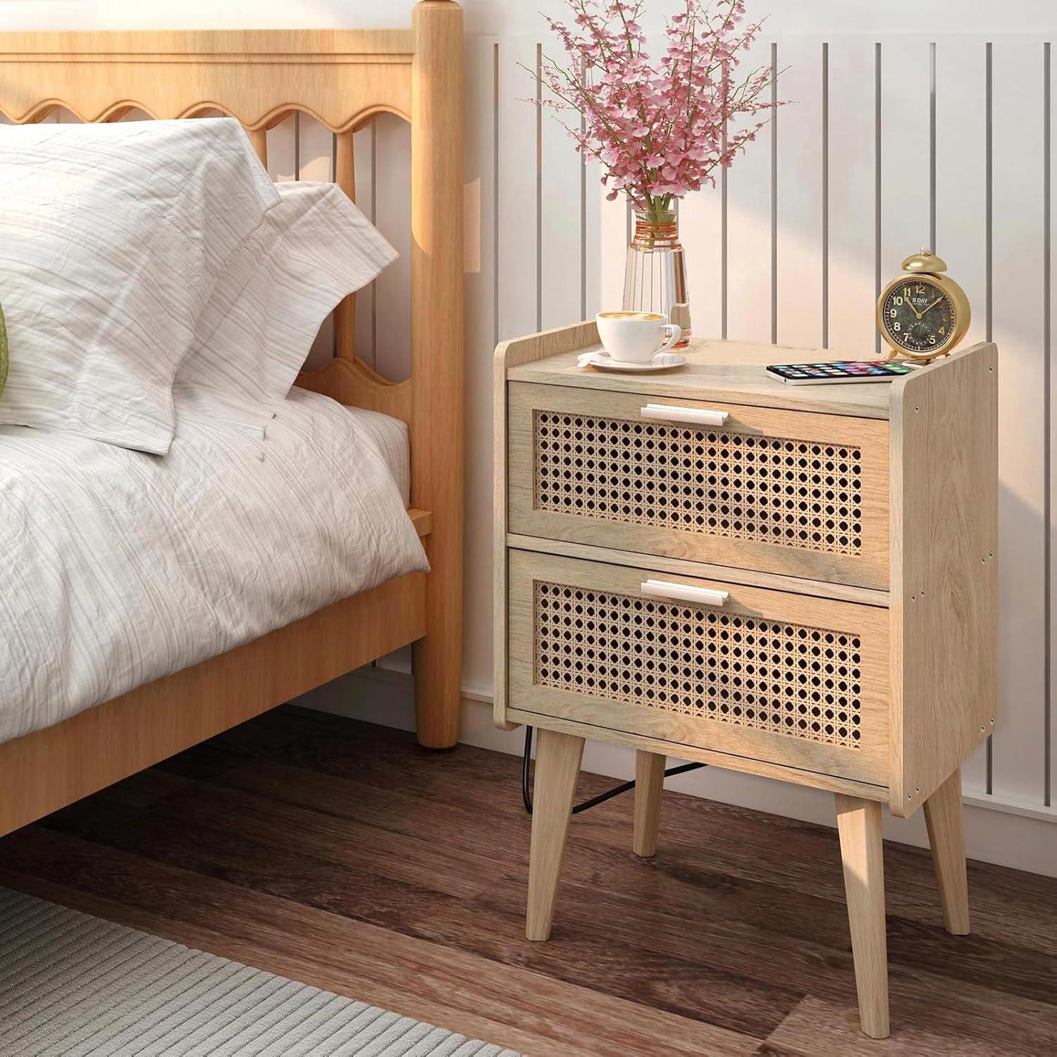 Teak Bedside Table TBT - 05 - TimberCraft