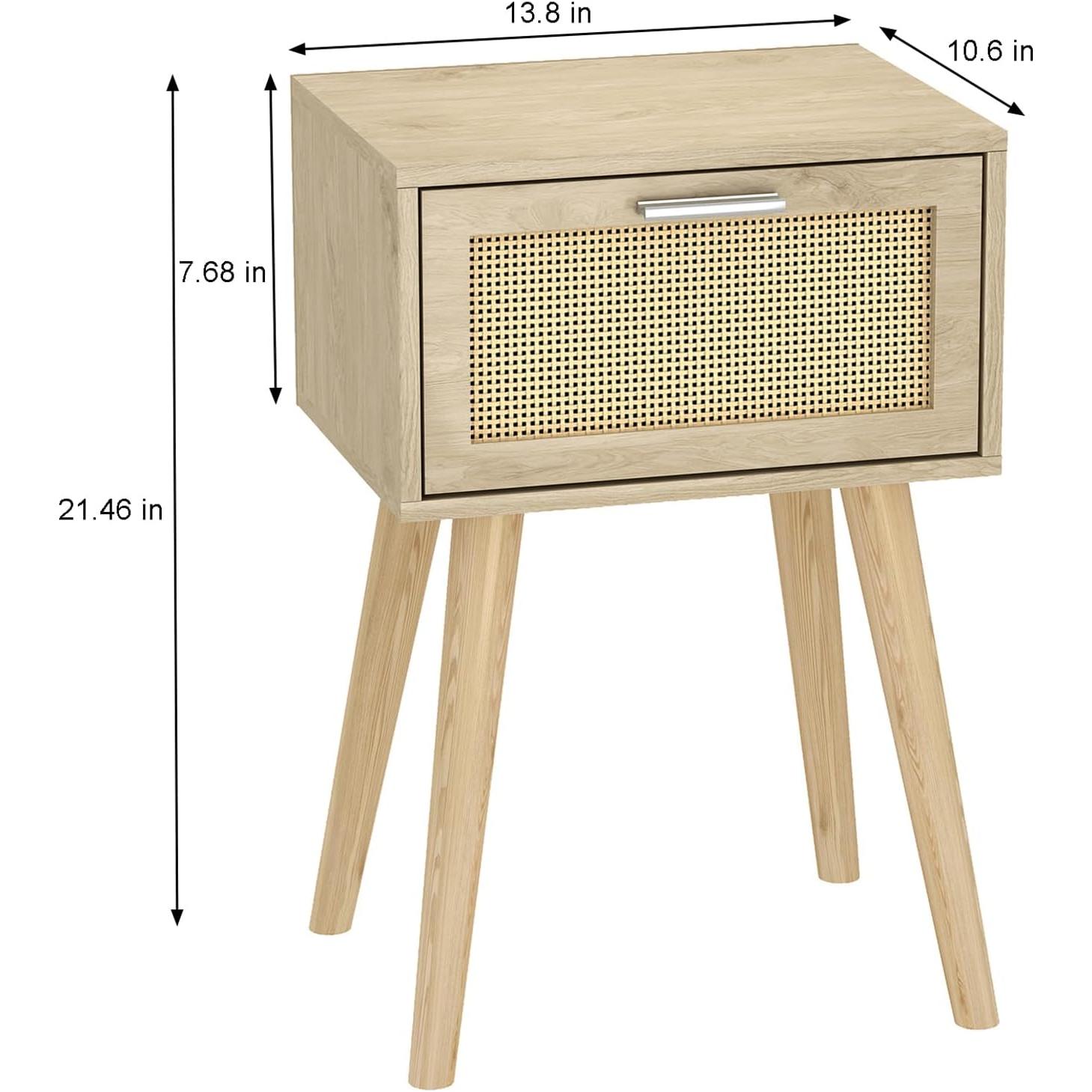 Teak Bedside Table TBT - 06 - TimberCraft