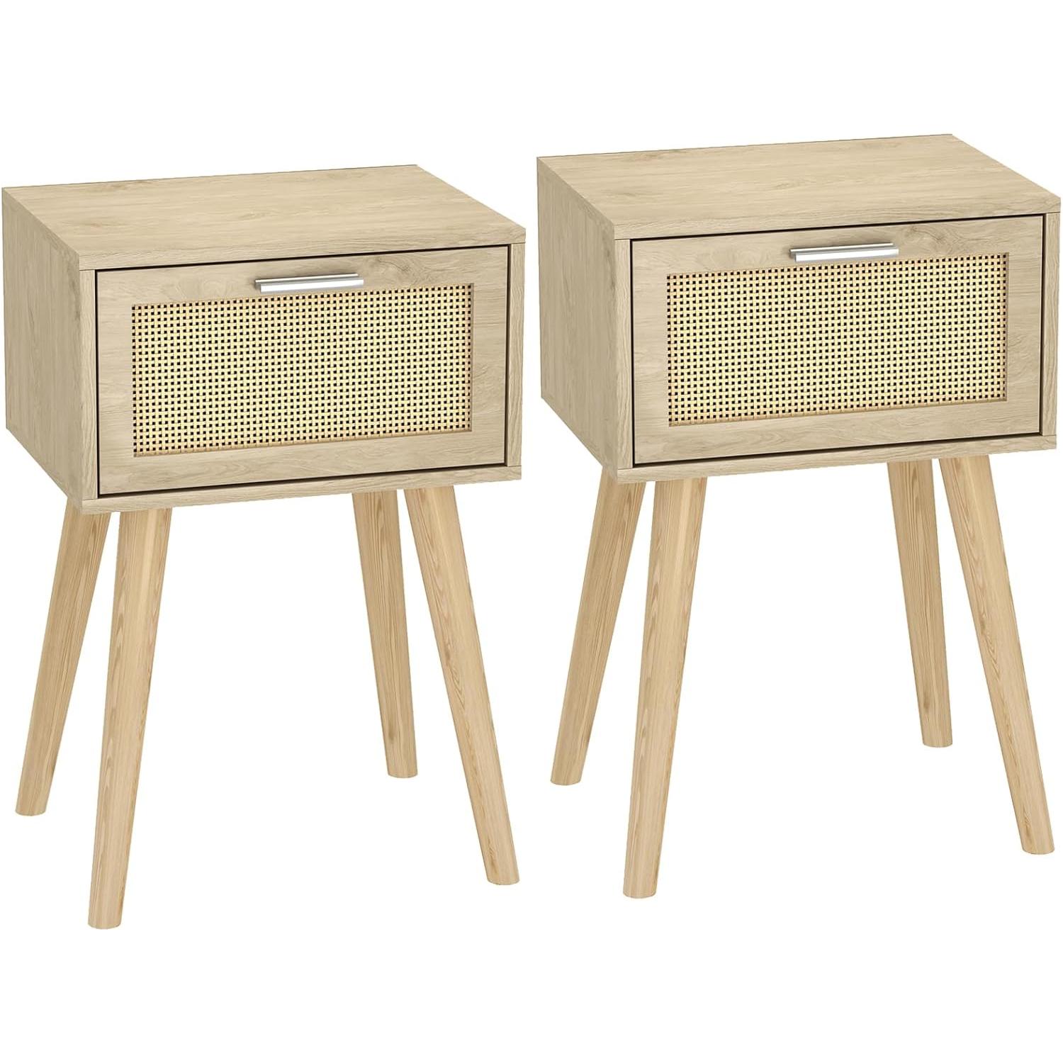 Teak Bedside Table TBT - 06 - TimberCraft