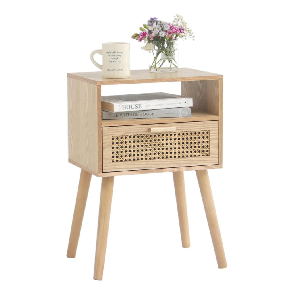 Teak Bedside Table TBT - 07 - TimberCraft