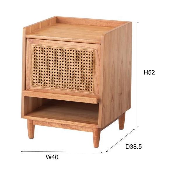 Teak Bedside Table TBT - 09 - TimberCraft